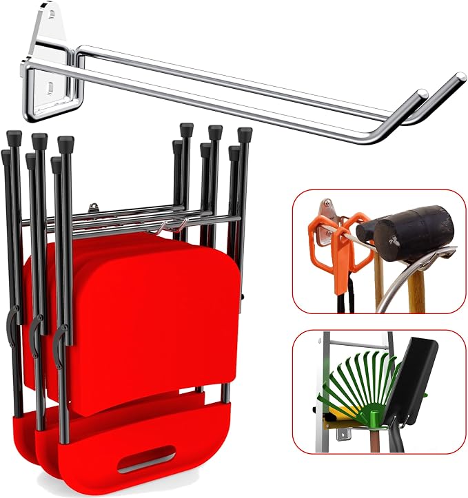 JBscoop Stainless Steel 304 Garage Hooks, Heavy Duty Organizer & Wall Mount by JBscoop