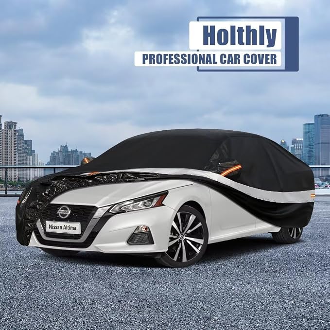 10 Layers Car Cover Custom Fit for Nissan Altima Waterproof All Weather for - Image 6