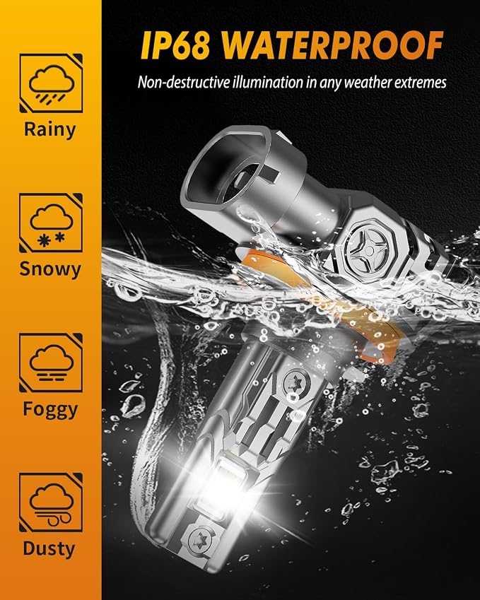 FAHREN H11/H9/H8 9005/HB3 LED Bulbs Combo, 130000LM 1000% Ultra-Bright - Image 7