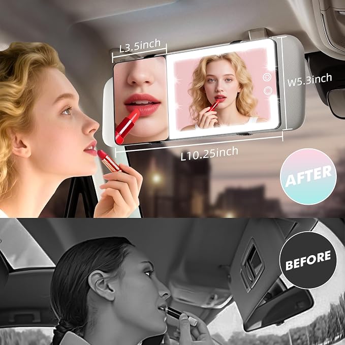 Car Sun Visor Vanity Mirror - Image 2