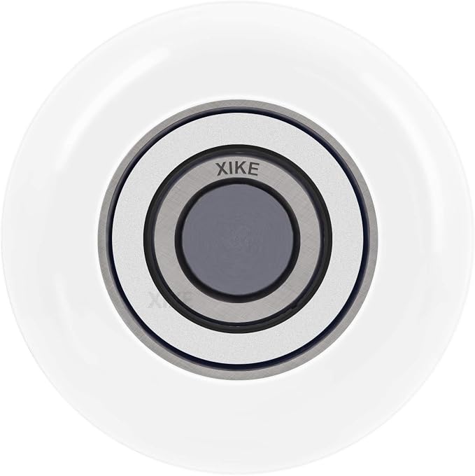 XiKe 10 Pack White 2" Nylon Garage Door Roller 4" Stem, Quiet/Durable and High - Image 3