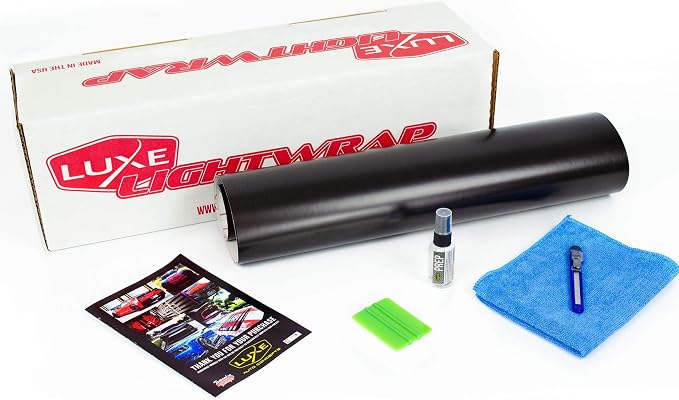 Luxe LightWrap Dark Smoke Stealth Universal Headlight Tail Light Tint Kit - Image 4