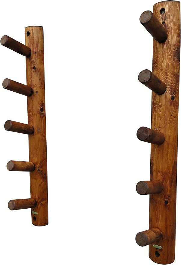 10-Place Wall-Mounted Ski Log Racks - Image 2