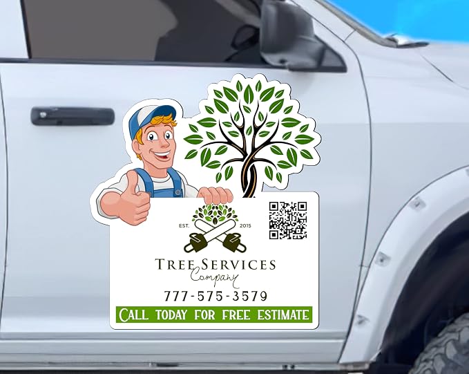 Custom Car Magnet Sign | Personalized Logo - Image 4