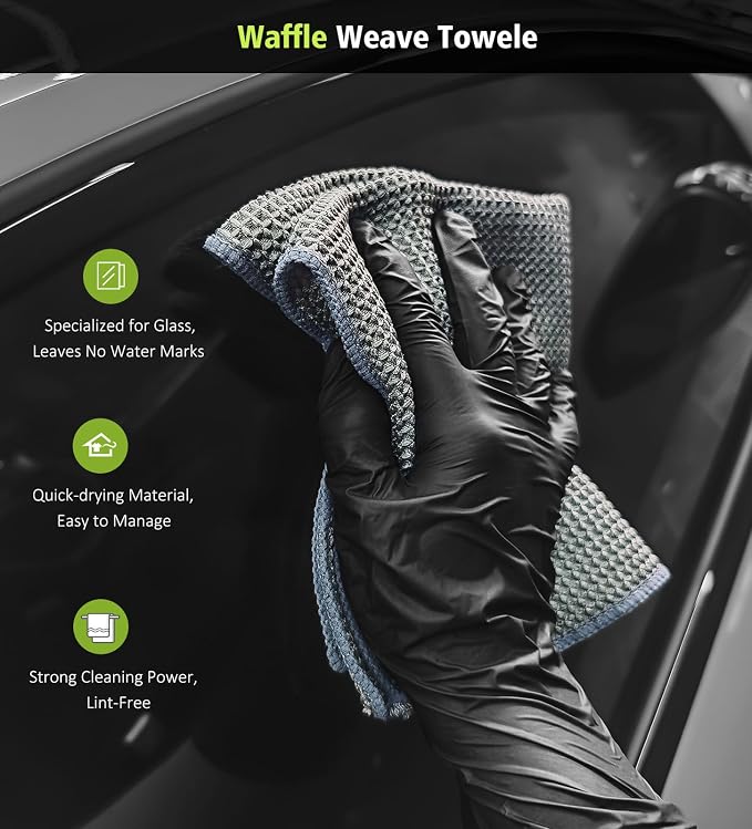 3 Pack Microfiber Towels for Car Detailing - Image 6