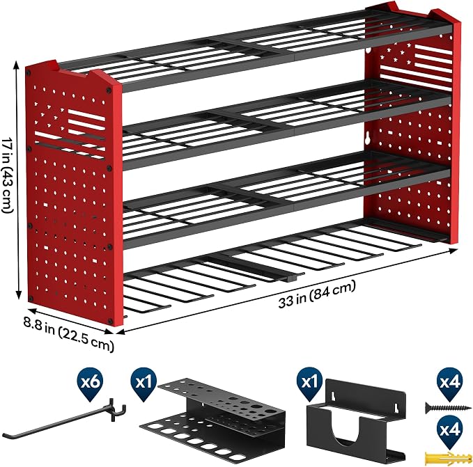 Tomorotec Wall-Mounted Power Tool Storage Rack - Image 7