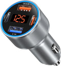 Car Charger USB C, 65W Dual 12V Cigarette Lighter USB Car Adapter by Bangfun