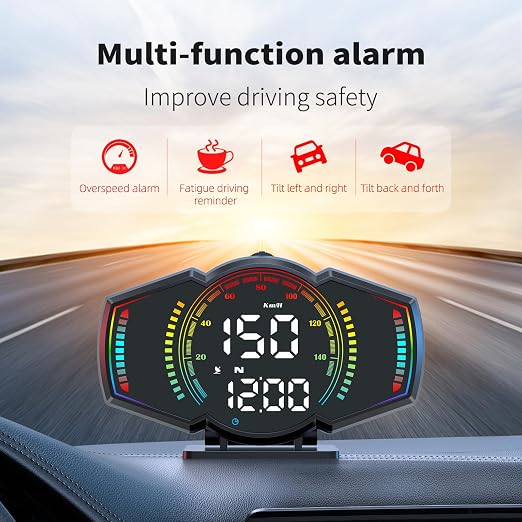 ACECAR Digital GPS Speedometer, Universal Car GPS Head-Up Display, Smart HUD - Image 3