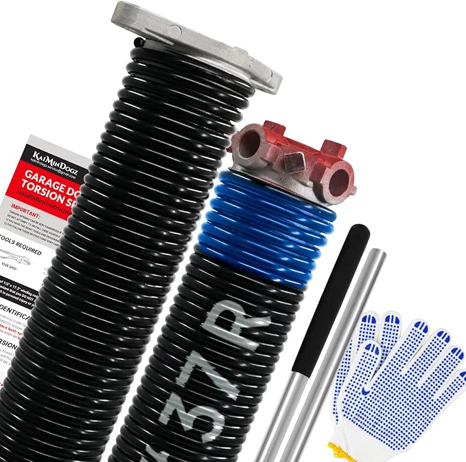 Pair of 1.75" Garage Door Torsion Springs Set by KaiMinDogzGarageDoorSpring