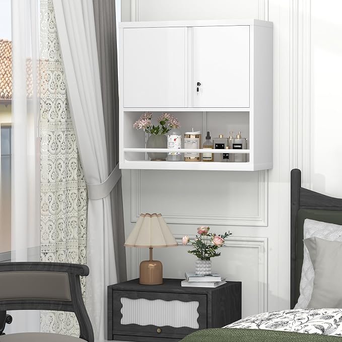 GREATMEET 31" H Locking Metal Garage Storage Cabinet - Image 5