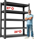 Metal Garage Shelving – 5 Shelf Heavy Duty Storage Rack by OLLRRACT