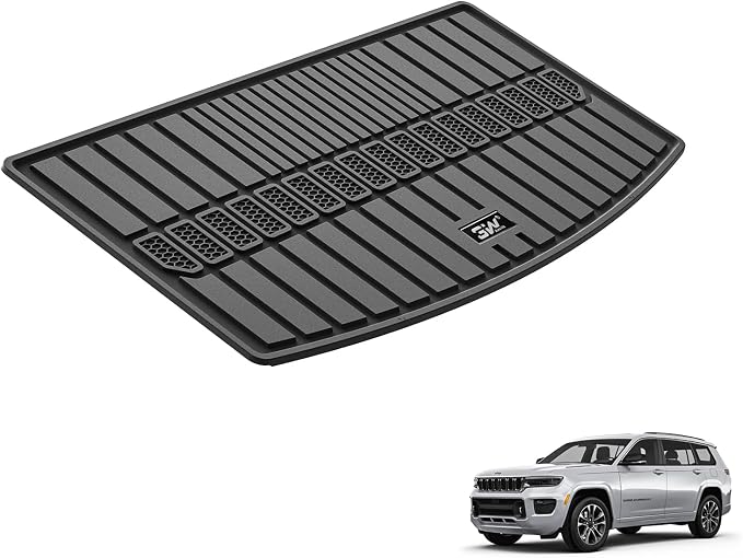 3W Cargo Liner Compatible for Jeep Grand Cherokee L 2021-2025 All Weather by 3W
