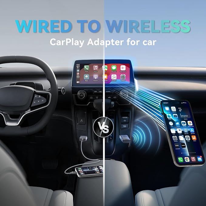 MINIX Wireless CarPlay Adapter for Apple Converts Cars Factory Wired CarPlay to - Image 4