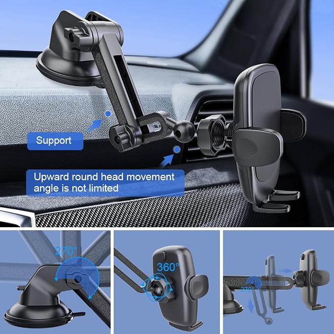 DEERLAMN Car Phone Holder, Phone Mount - Image 3
