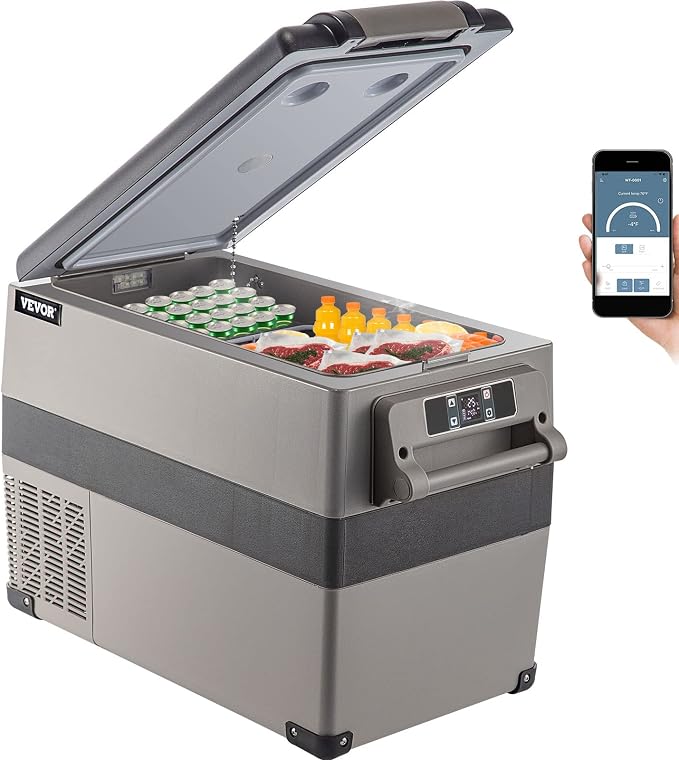 VEVOR 12 Volt Refrigerator, 48 Quart Fast Cooling Portable Freezer by VEVOR