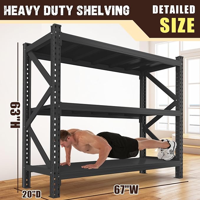 Heavy Duty Garage Shelving Unit - Image 3