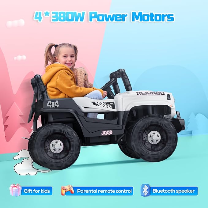 SEALIGHT 12V Kids Ride On Car Truck w/Parent Remote Control, Electric Car - Image 4