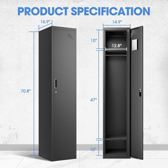 DNA MOTORING Metal Storage Cabinet - Image 2
