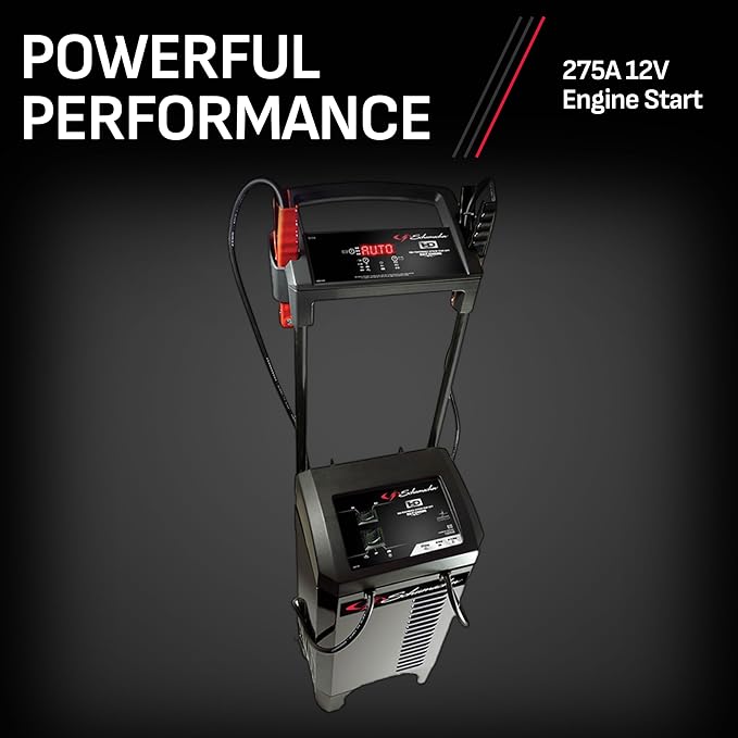 Schumacher Electric Wheeled 6A Car Battery Charger and 275A Engine Starter - Image 5