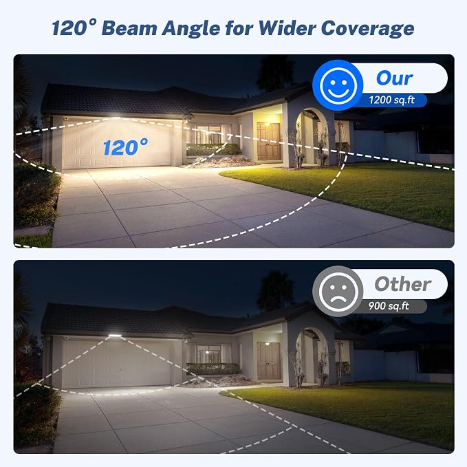 100W LED Shop Light, 11000LM 3000K Warm White Plug in Garage Light - Image 6