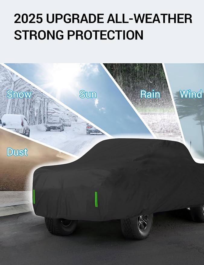 Proadsy 2025 Upgrade Car Cover for Ford F150 4 Door 2015-2024 2025 Extended Cab - Image 3