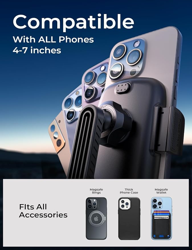 LISEN Phone Mount for Car Vent Rotatable Car Phone Holder Air Vent Clip 2024 - Image 7