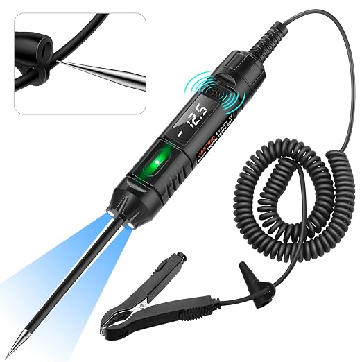 Heavy Duty 3-72V Digital LED Automotive Test Light, Circuit Tester by JASTIND