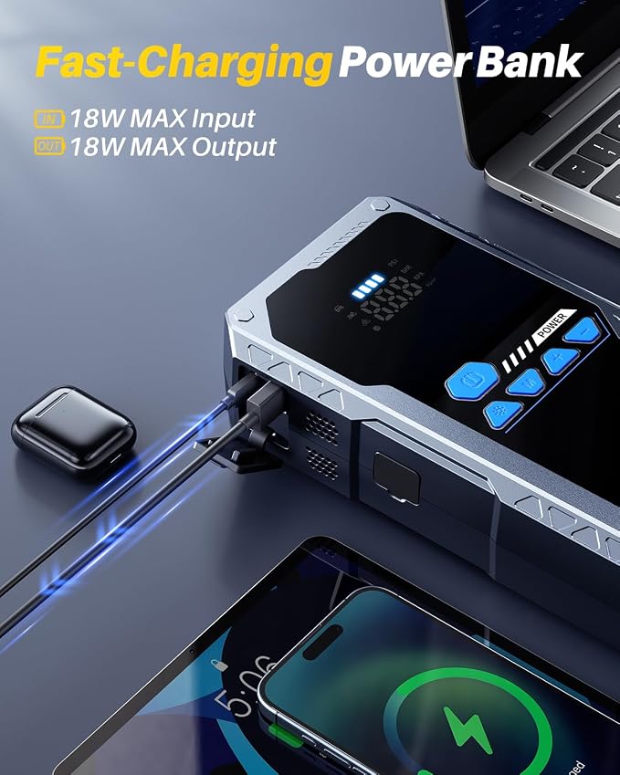 AUTOONE 8000A Jump Starter - Image 7
