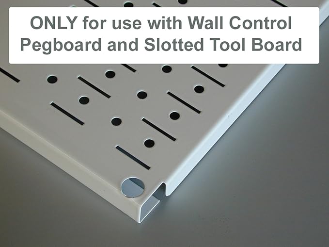 Wall Control Metal Pegboard Organizer 4ft Standard Storage Kit - Image 6