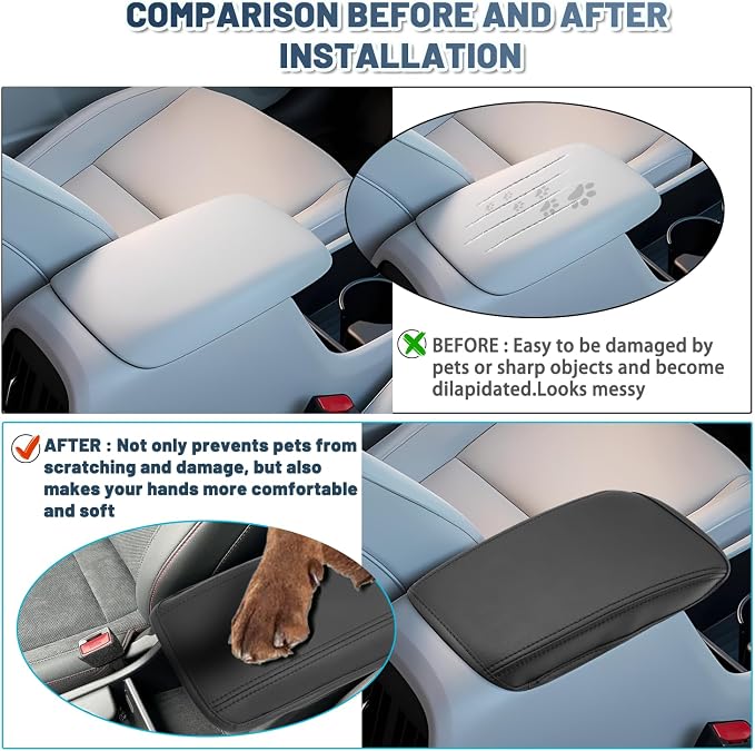 Ruiya 2024 2025 Kona Armrest Cover, - Image 6