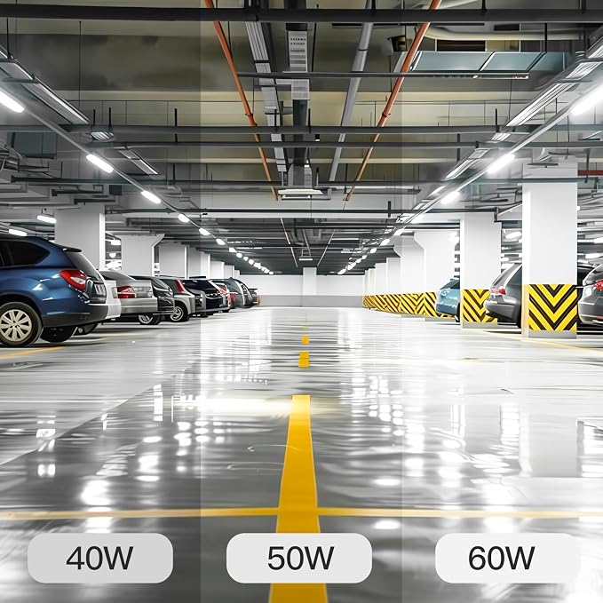 JTT 4FT LED Vapor Tight Light, 60W/50W/40W IP65 Waterproof LED Outdoor Indoor - Image 8