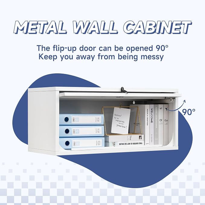 Metal Wall Storage Cabinet - Image 4