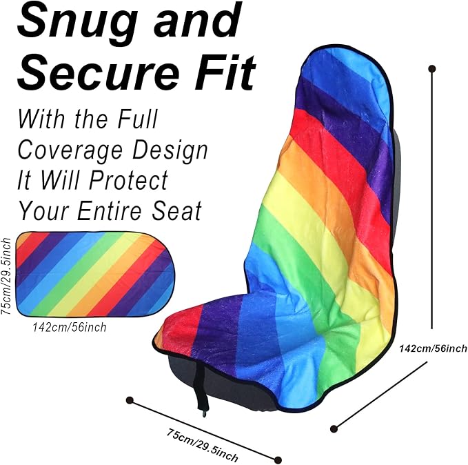 Car Seat Cover Protector Front Seats, - Image 3