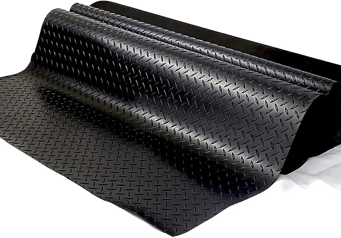 7.5Ft x 14Ft Garage Floor Mat 2.5mm Thickened Rubber Flooring Roll 105sqft - Image 4