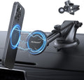 PROfezzion Suction Cup & Vent Clip Combo Magnetic Phone Holder Compatible by PROfezzion