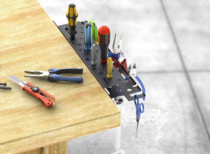WallMount Tool Storage Rack, Equipped Suspension Holes - Image 3
