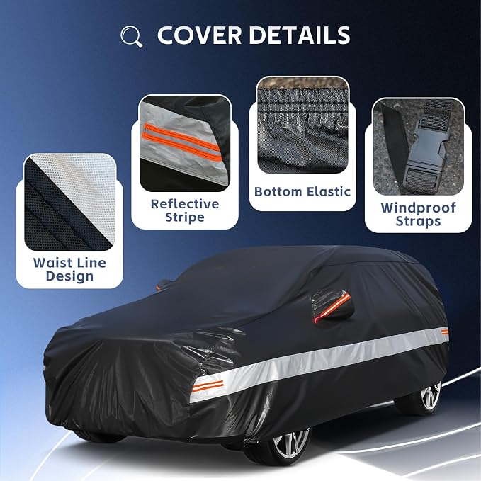 10 Layers SUV Car Cover Custom Fit - Image 3