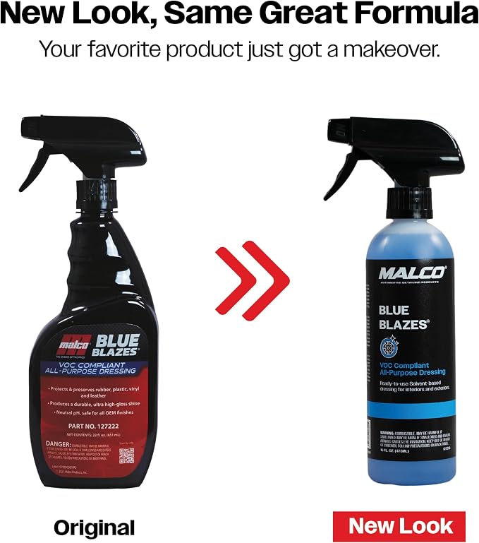 Malco Blue Blazes VOC Compliant All-In-One Car Conditioner – Protects & - Image 2