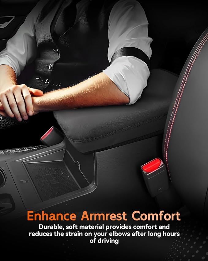 CDEFG for Nissan Frontier 2022-2025 Center Console Cover Armrest Box Cover for - Image 5