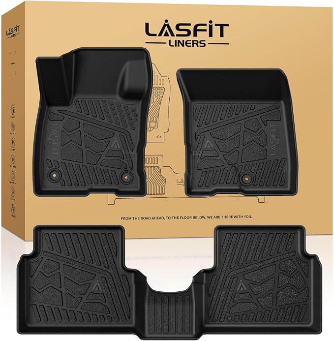 LASFIT Floor Mats for Ford Maverick 2022-2025 All Weather Car Floor Pretoctor by LASFIT