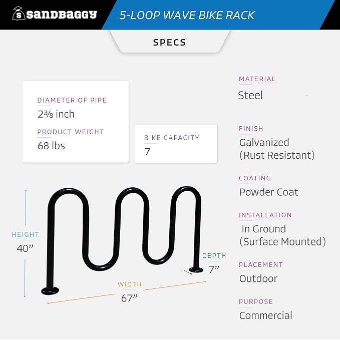 Sandbaggy Commercial Bike Racks - Image 2
