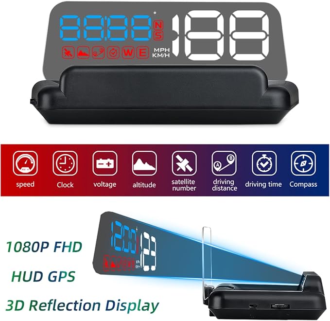 Universal Car HUD Head Up Display T900, - Image 2