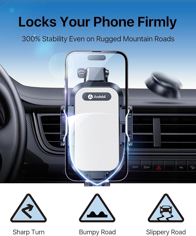 andobil Car Phone Holder Mount Military-Grade Phone Holders - Image 4