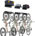 VEVOR Bike Storage Rack, 6 Bike Racks and 3 Helmets Hooks, Wall Mount Bike by VEVOR