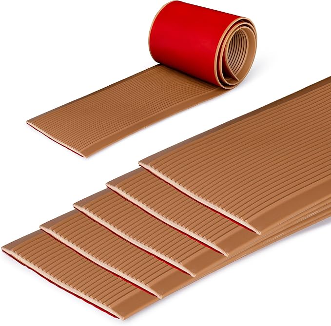 Rubber Bond 4x36in Anti Slip Stair Treads by RUBBER+BOND