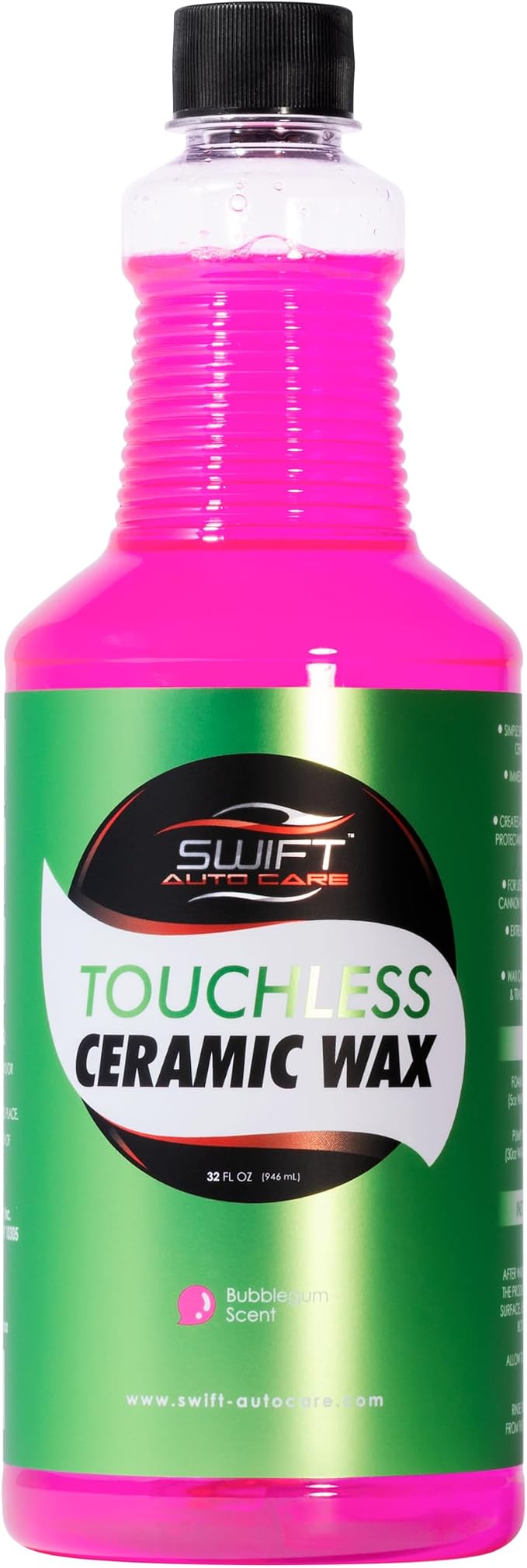 Swift Touchless Ceramic Foamable Wax – Spray On/Rinse Off by Swift+Auto+Care