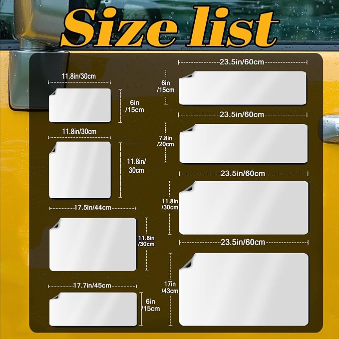 Custom Magnet Car Stickers, Personalised car Magnetic Signs - Image 6