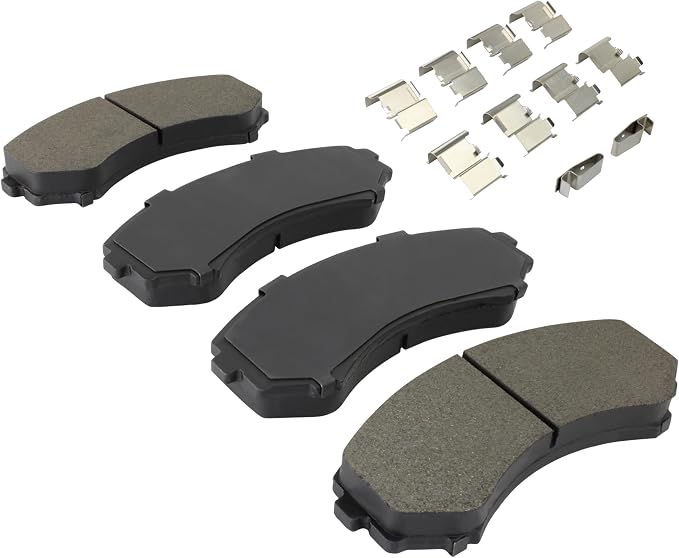 Premium Semi-Metallic Front Brake Pads Compatible - Image 2