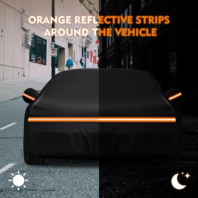 QUNSUNUS 6 Layer Car Cover for C5 Corvette 1996-2004 Waterproof All Weather - Image 7
