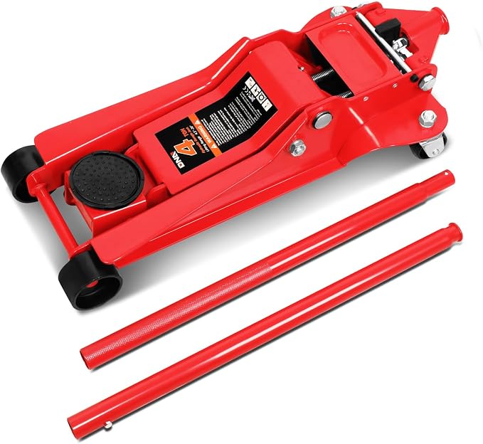 DNA MOTORING Low Profile Hydraulic Trolley Service/Floor Jack, 4 Ton Capacity - Image 7